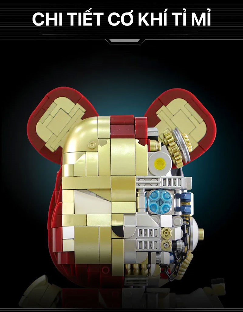 Mô hình lắp ghép - Bear Robot 188004 2 mo hinh lap ghep bear robot 03